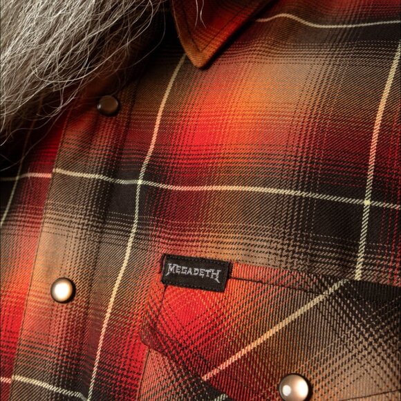 DIXXON x MEGADETH-KILLING IS MY BUSINESS Collab Limited Edition Flannel- Men's M - Picture 5 of 11